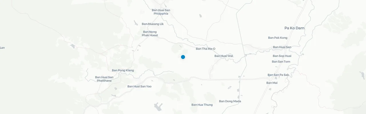Map of rooftop venues in Chiang Rai