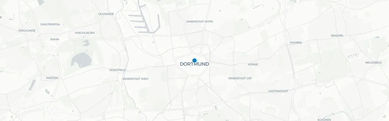 Map of rooftop venues in Dortmund