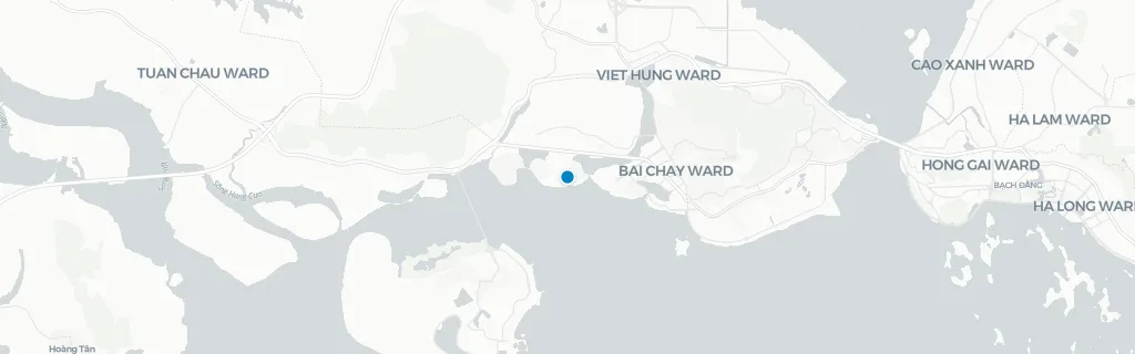 Map of rooftop venues in Halong Bay