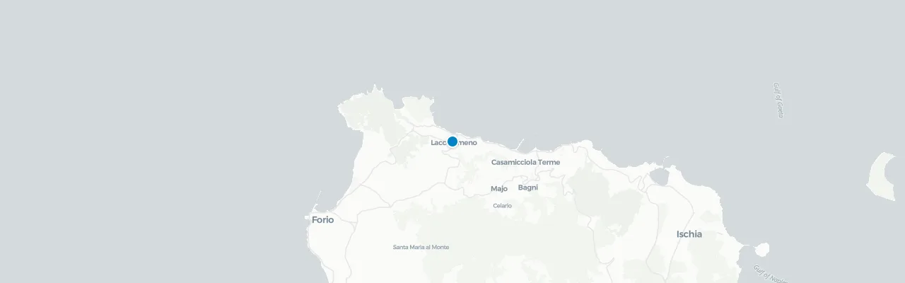 Map of rooftop venues in Ischia