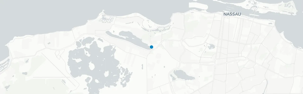 Map of rooftop venues in Nassau