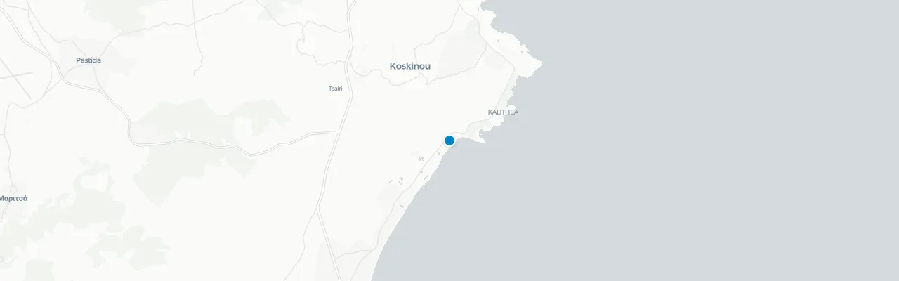 Map of rooftop venues in Rhodes