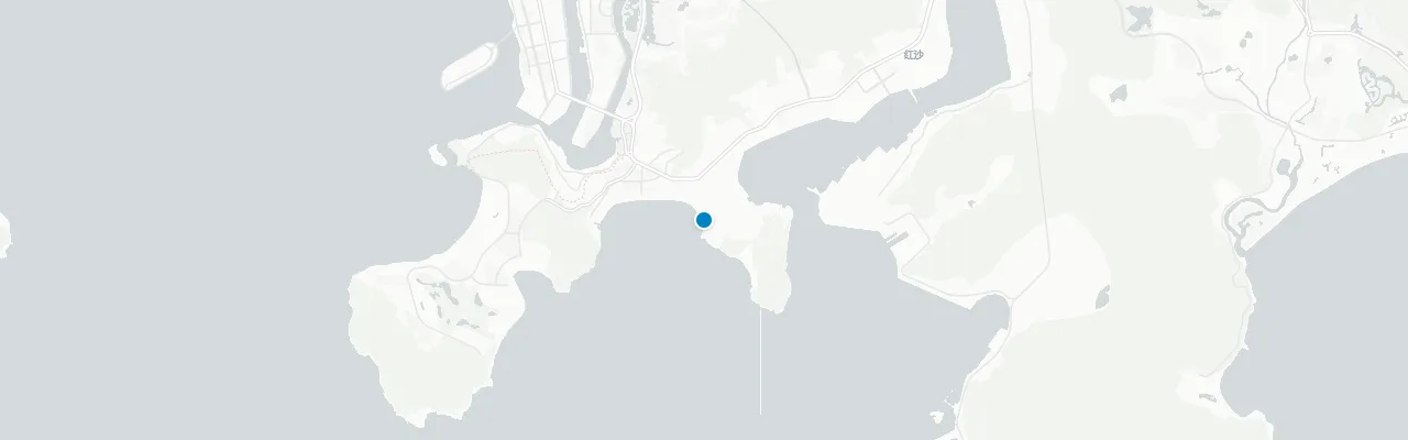 Map of rooftop venues in Sanya