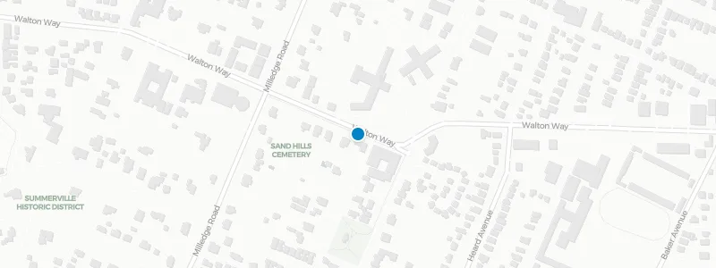 Map showing location of Six South Rooftop Bar