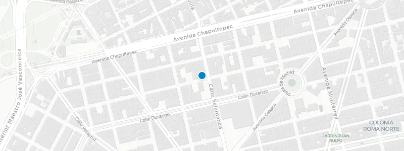 Map showing location of Alelí Rooftop