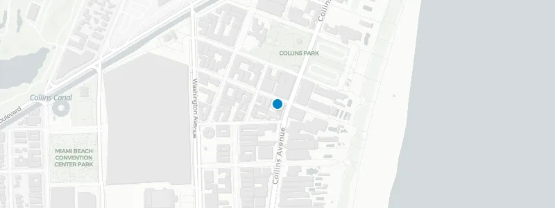 Map showing location of Sora Rooftop Bar at Hotel Greystone