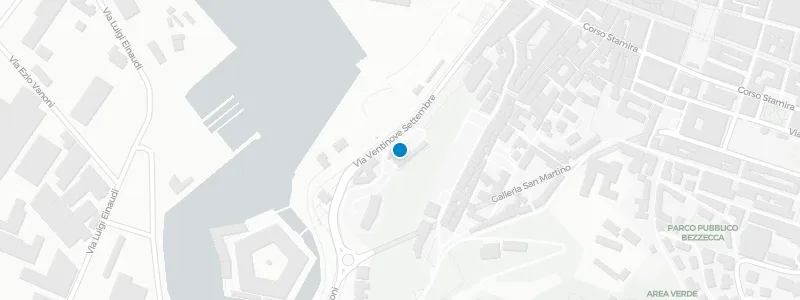 Map showing location of The Roof Garden