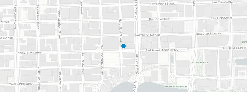 Map showing location of Upstairs at The Gwen