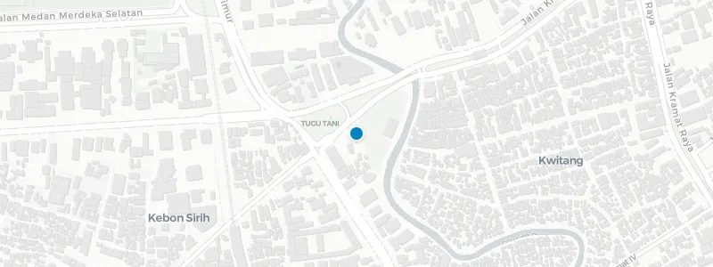 Map showing location of KITA Bar