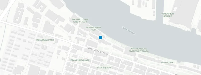 Map showing location of Myrtle & Rose Rooftop Garden