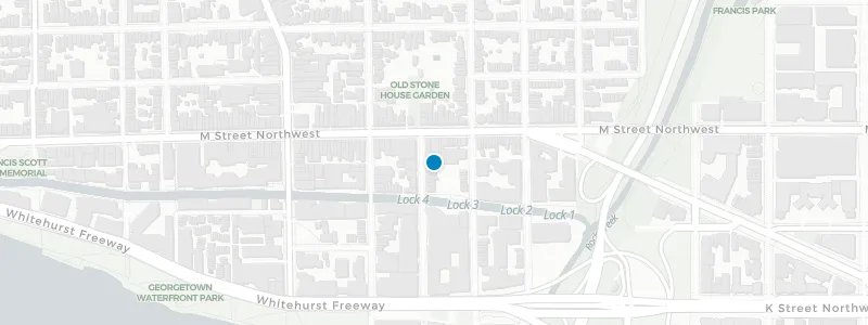 Map showing location of The Rooftop at the Graham Georgetown
