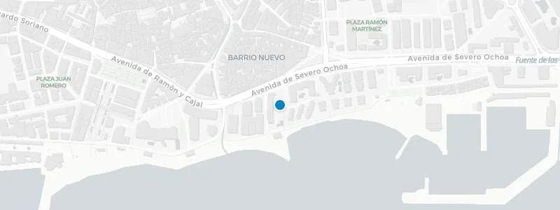 Map showing location of Belvue Rooftop Bar