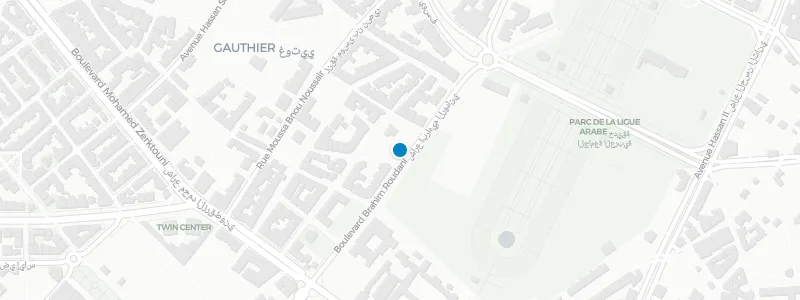 Map showing location of Bliss Rooftop