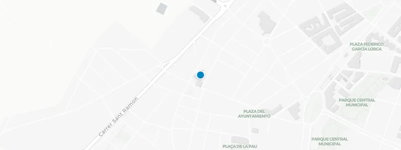 Map showing location of La Terraza de Amérigo