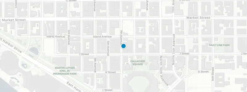 Map showing location of 5 O'Clock Somewhere Rooftop Bar