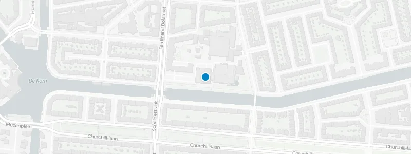 Map showing location of Twenty Third Bar, Amsterdam
