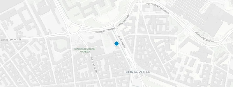 Map showing location of Ceresio 7