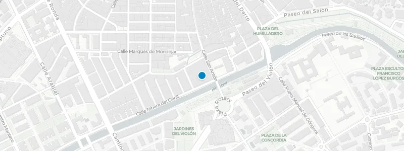 Map showing location of Mirador de San Antón Terrace