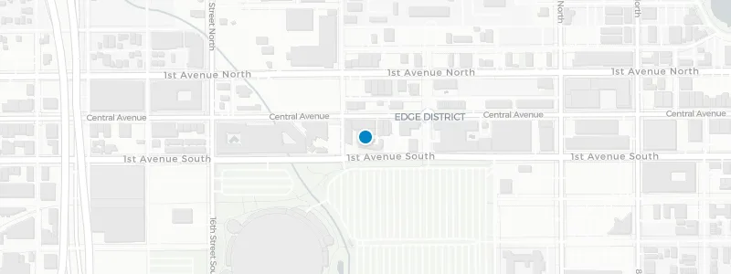 Map showing location of Sparrow Rooftop St. Pete