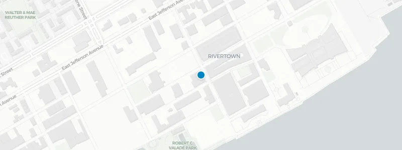 Map showing location of Atwater Brewery