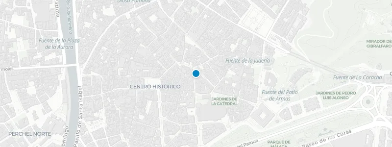 Map showing location of Terraza Catedral