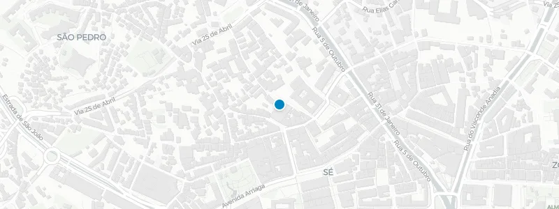 Map showing location of Pretas at Castanheiro Boutique Hotel