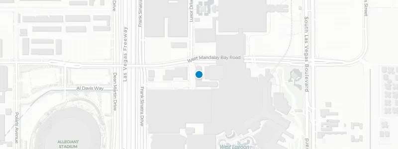 Map showing location of W Las Vegas
