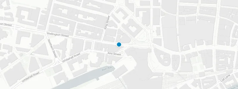 Map showing location of Green Room
