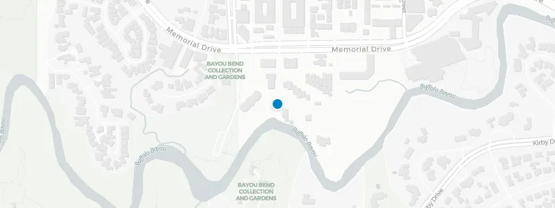 Map showing location of Brenner's on the Bayou