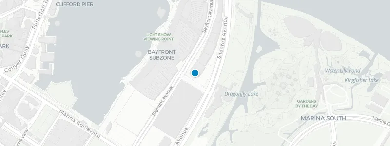 Map showing location of LAVO Singapore