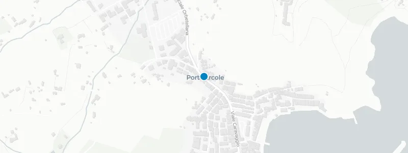 Map showing location of Il Pellicano Hotel