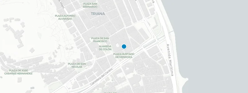 Map showing location of Rocktop La Peregrina