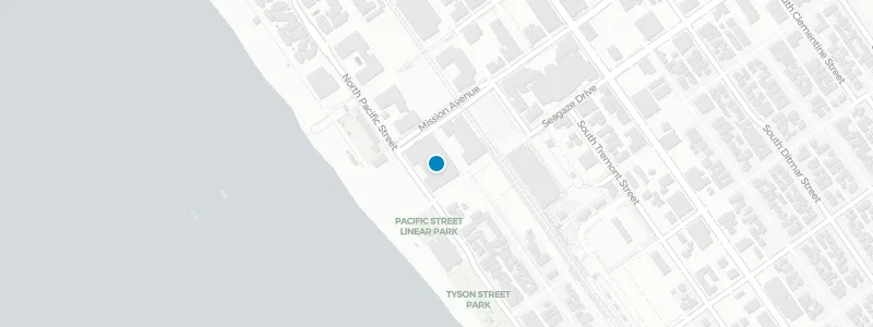 Map showing location of The Seabird