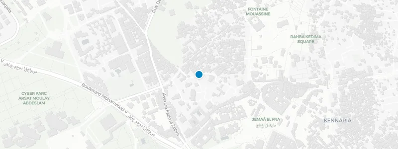 Map showing location of M Rooftop