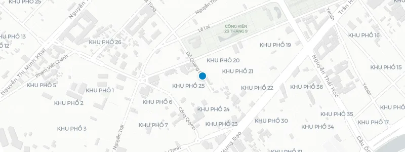 Map showing location of The Park Rooftop & Lounge