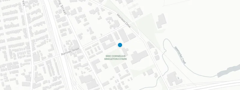 Map showing location of Revelry Brewing & Rooftop