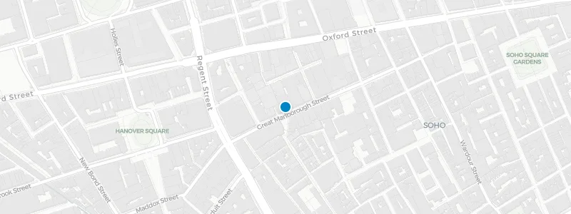 Map showing location of Soho Sky Terrace