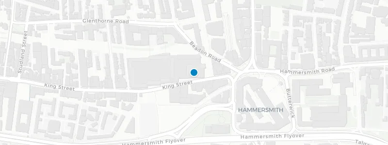 Map showing location of The Lyric Bar & Roof Garden