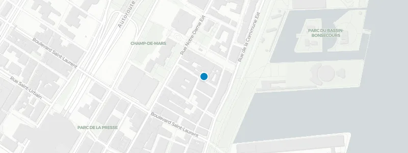 Map showing location of Terrasse William Gray