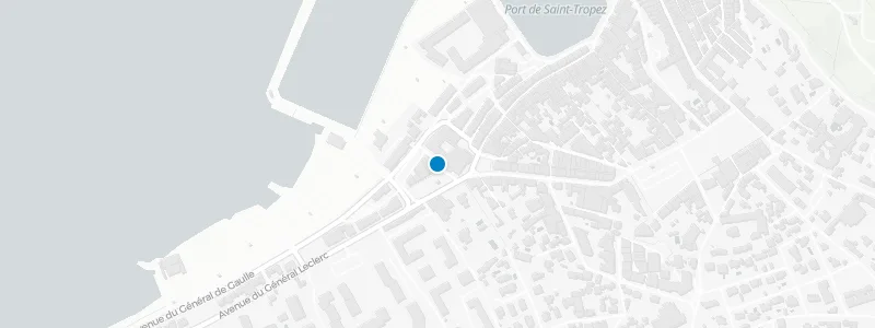 Map showing location of HÔTEL DE PARIS SAINT-TROPEZ