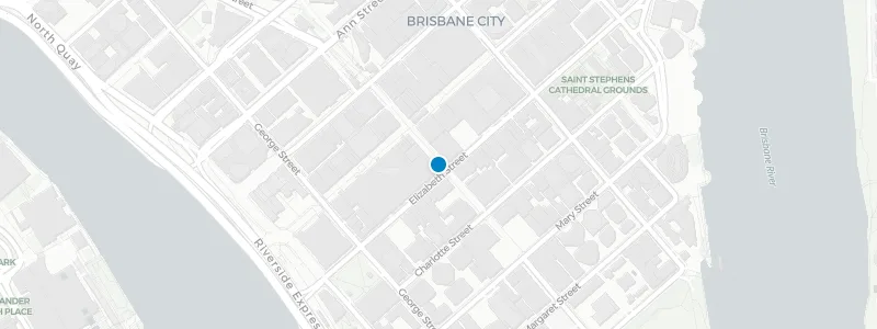 Map showing location of Fiume Rooftop Bar