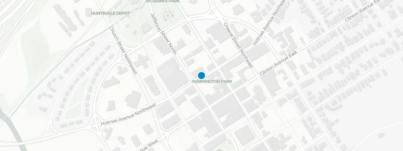 Map showing location of Moe's Original BBQ