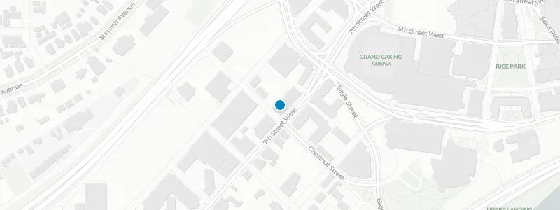 Map showing location of Louis Ristorante & Bar