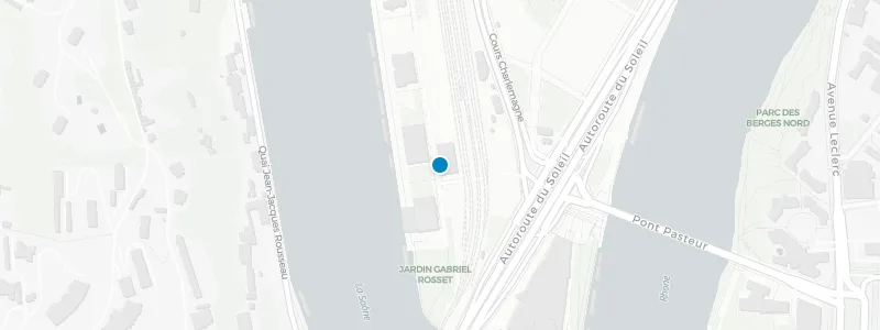 Map showing location of MOB Hotel Lyon Confluence Rooftop
