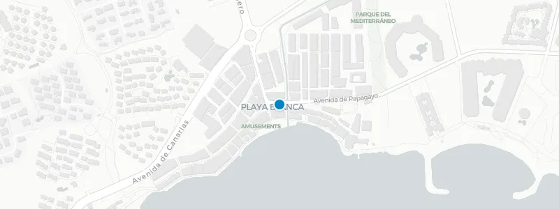 Map showing location of Princesa Yaiza Suite Hotel Resort