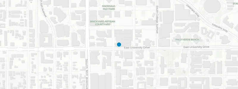 Map showing location of Alibi Tempe