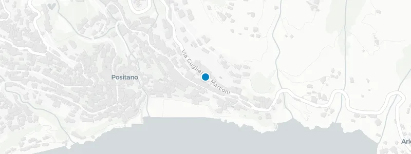 Map showing location of Villa Fiorentino Positano