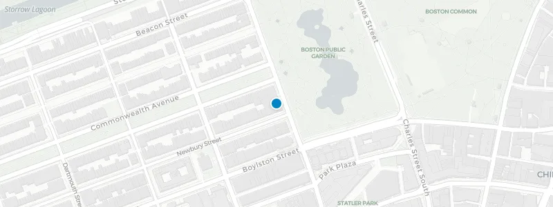 Map showing location of Contessa Boston