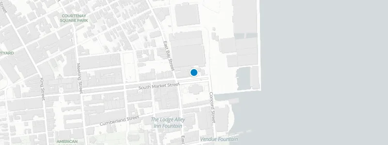 Map showing location of Burwell's Stone Fire Grill