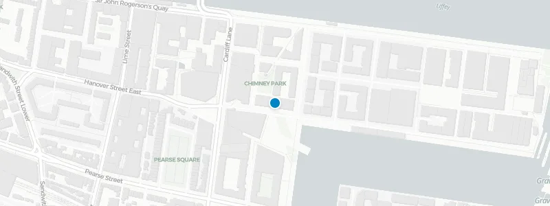 Map showing location of The Marker Hotel